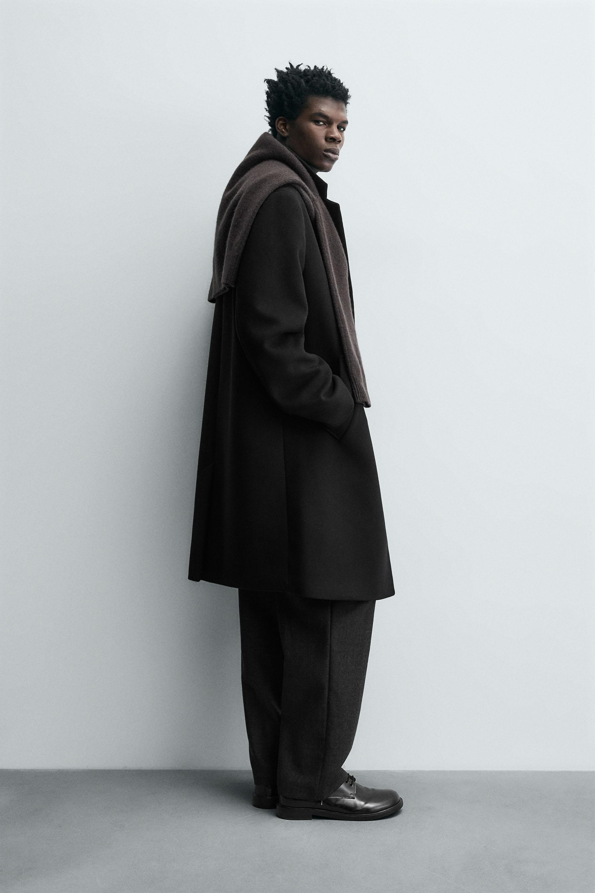 REGULAR FIT WOOL COAT